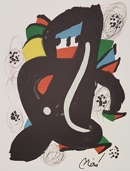 Joan Mir, Composition (Mourlot 1212-1225; Cramer 248), La Mlodie Acide, Lithograph