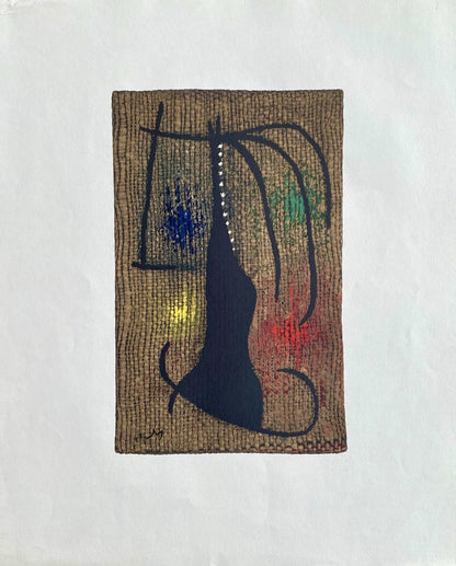 Joan Mir, Composition (Cramer 105), Femmes, Hliogravure