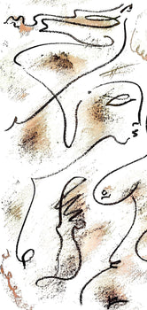Andr Masson, Composition, Pomes Insoumis, Lithograph