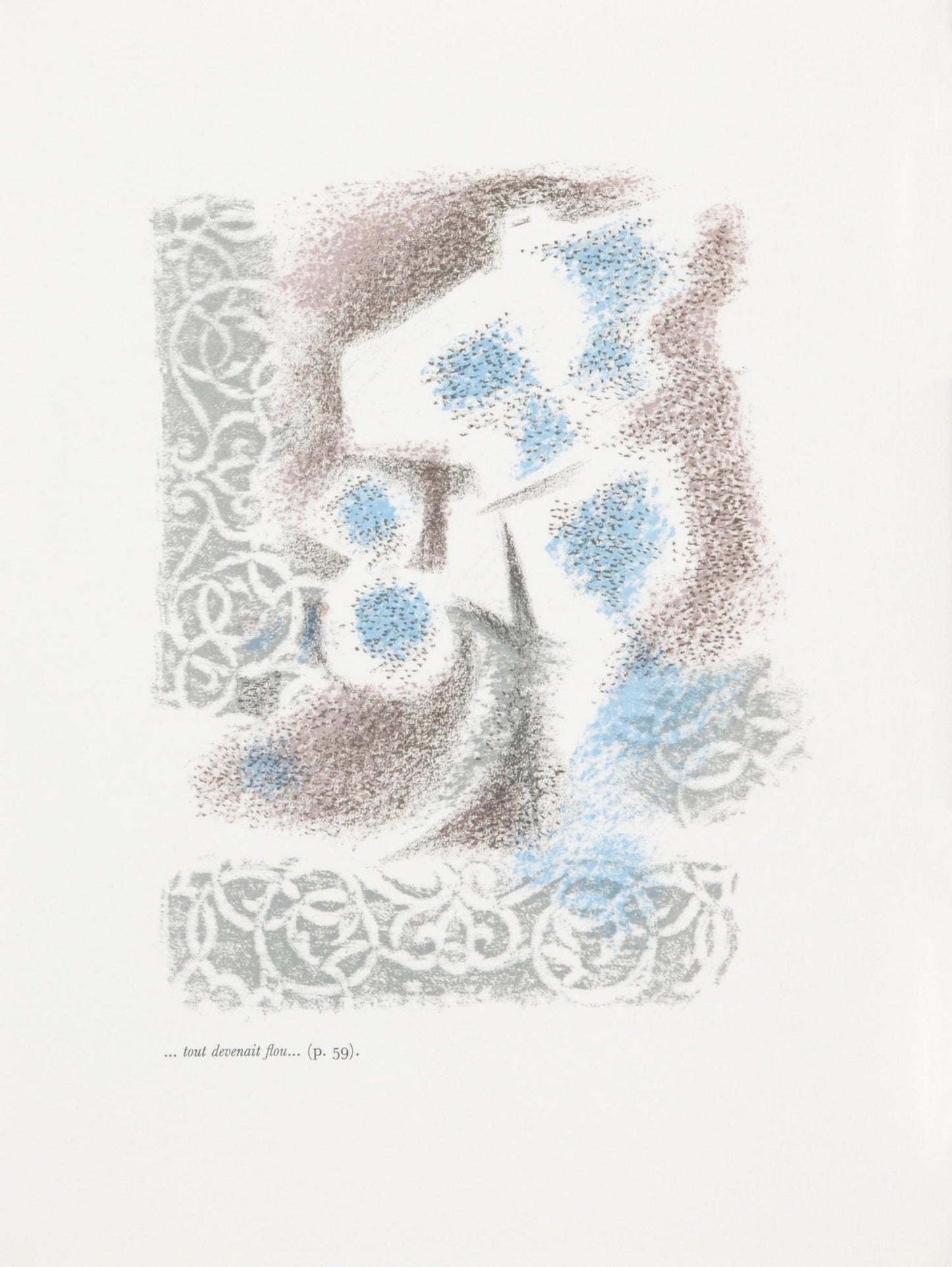 Andr Masson, Composition (Cramer 97), Une Toile De Craie, Lithograph