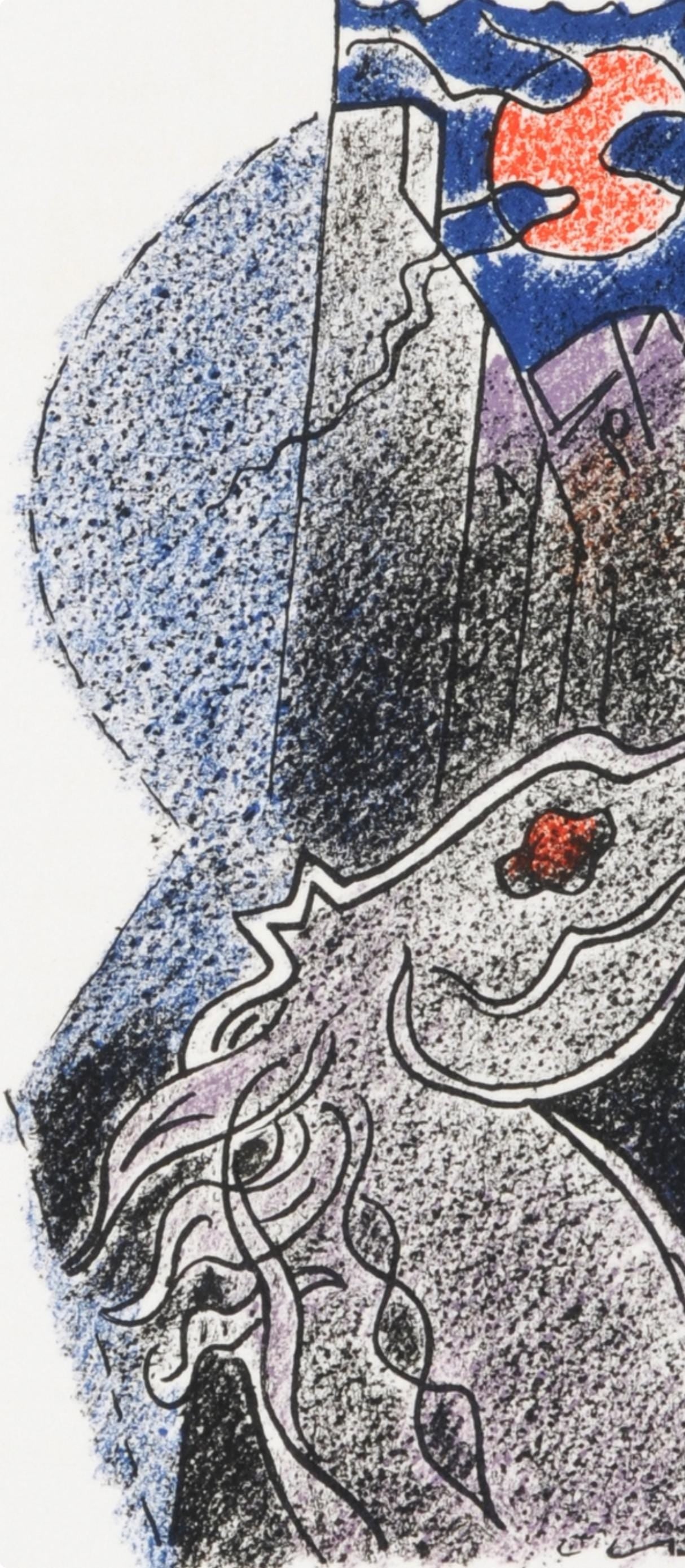 Andr Masson, Composition (Cramer 97), Une Toile De Craie, Lithograph