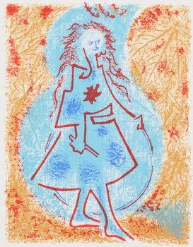 Andr Masson, Composition (Cramer 97), Une Toile De Craie, Lithograph