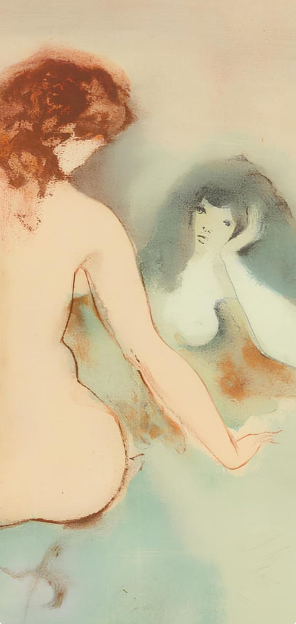 Lonor Fini, Composition, Paralllement, Lithograph