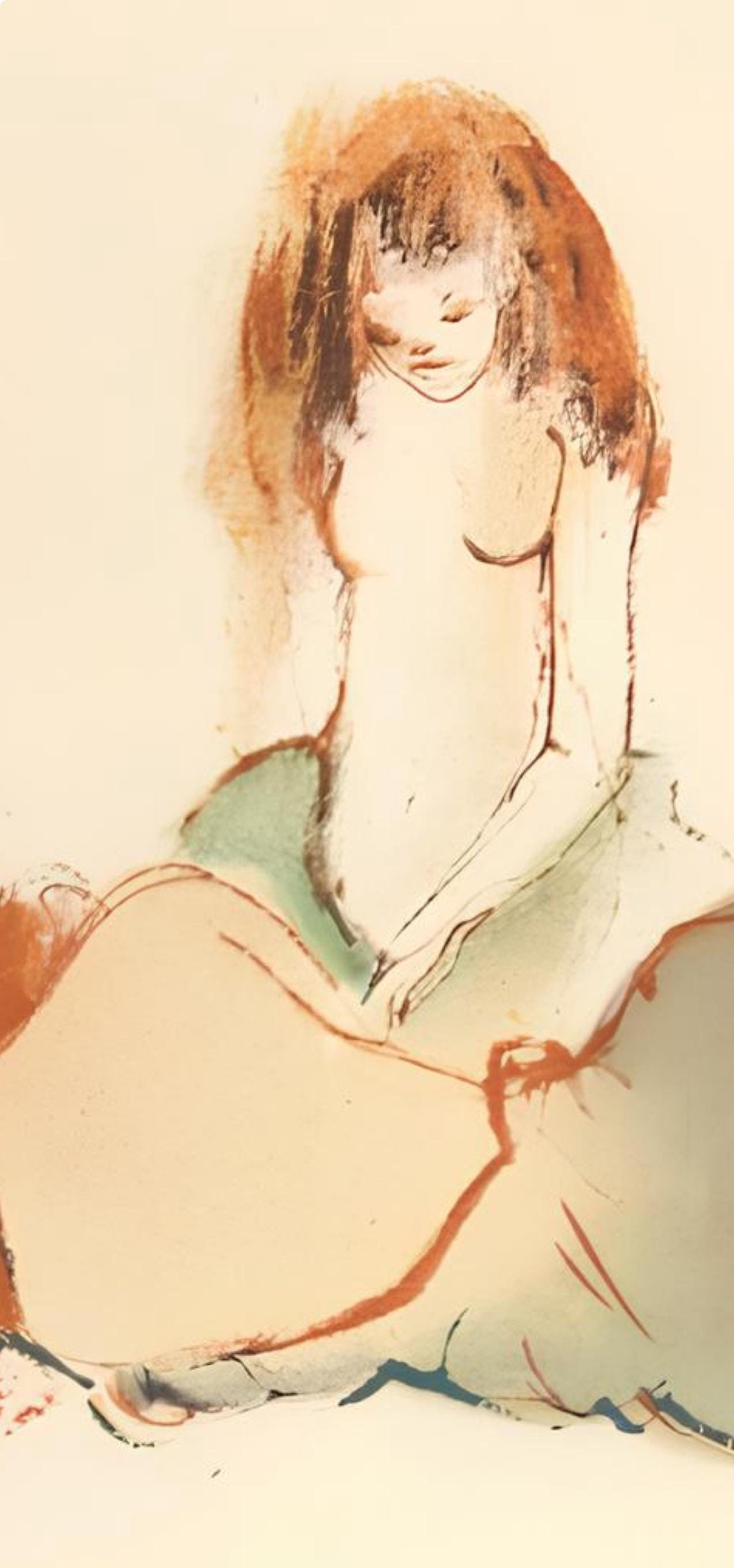 Lonor Fini, Composition, Paralllement, Lithograph