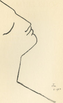 Jean Cocteau, Composition, Sous Le Manteau De Feu, Lithograph