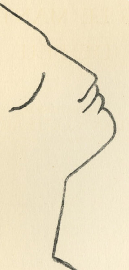 Jean Cocteau, Composition, Sous Le Manteau De Feu, Lithograph