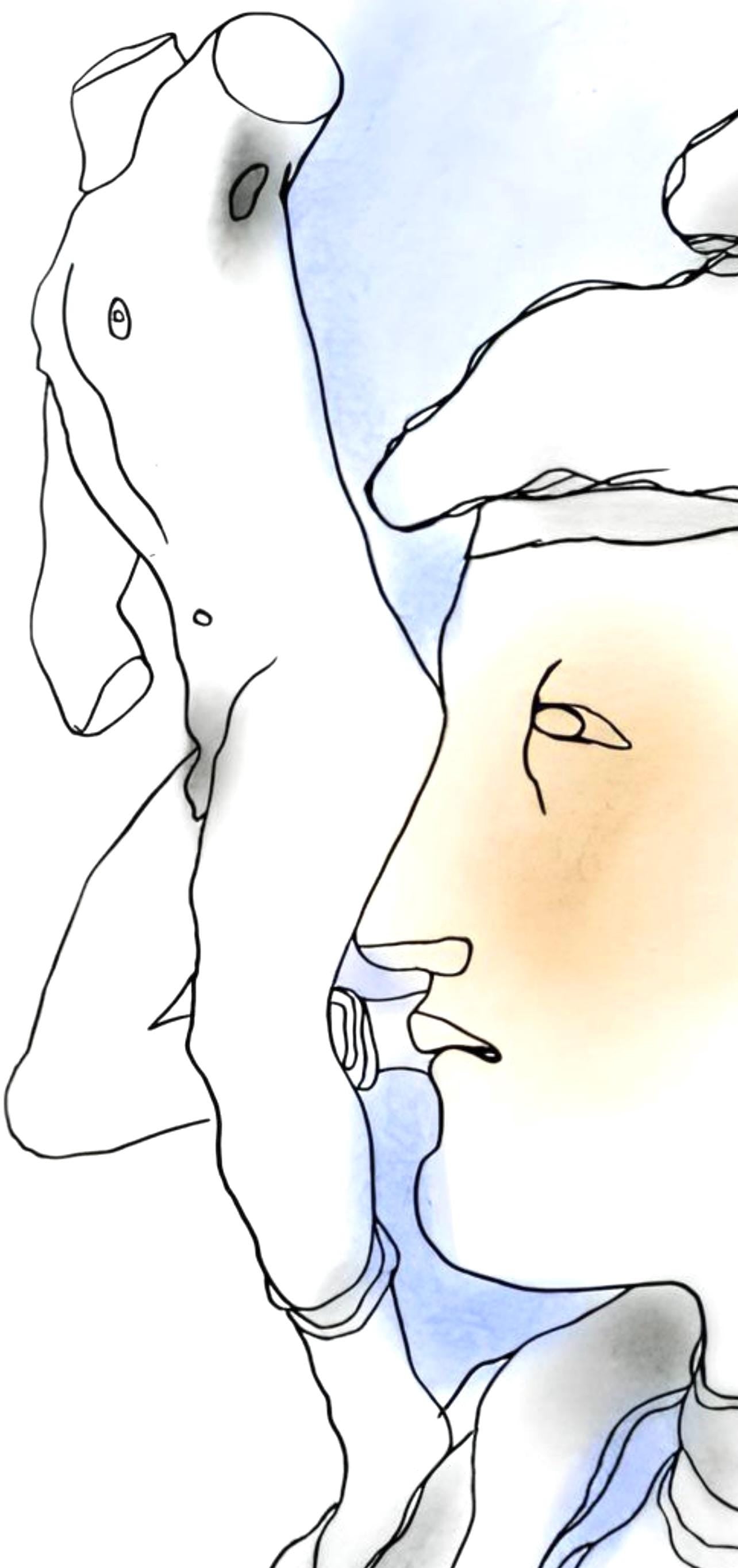 Jean Cocteau, Composition, Le Livre Blanc, Lithograph