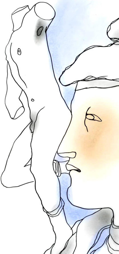 Jean Cocteau, Composition, Le Livre Blanc, Lithograph