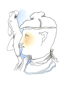 Jean Cocteau, Composition, Le Livre Blanc, Lithograph