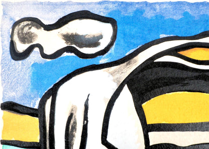 Fernand Lger, Composition, Contrastes, Lithograph