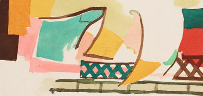 Georges Braque, Composition, Braque Espaces, 13 Dessins, Lavis, Aquarelles, Lithograph