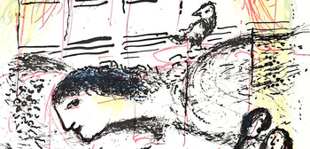 Marc Chagall, Composition (Mourlot 668-677), La Ferie Et Le Royaume, Lithograph