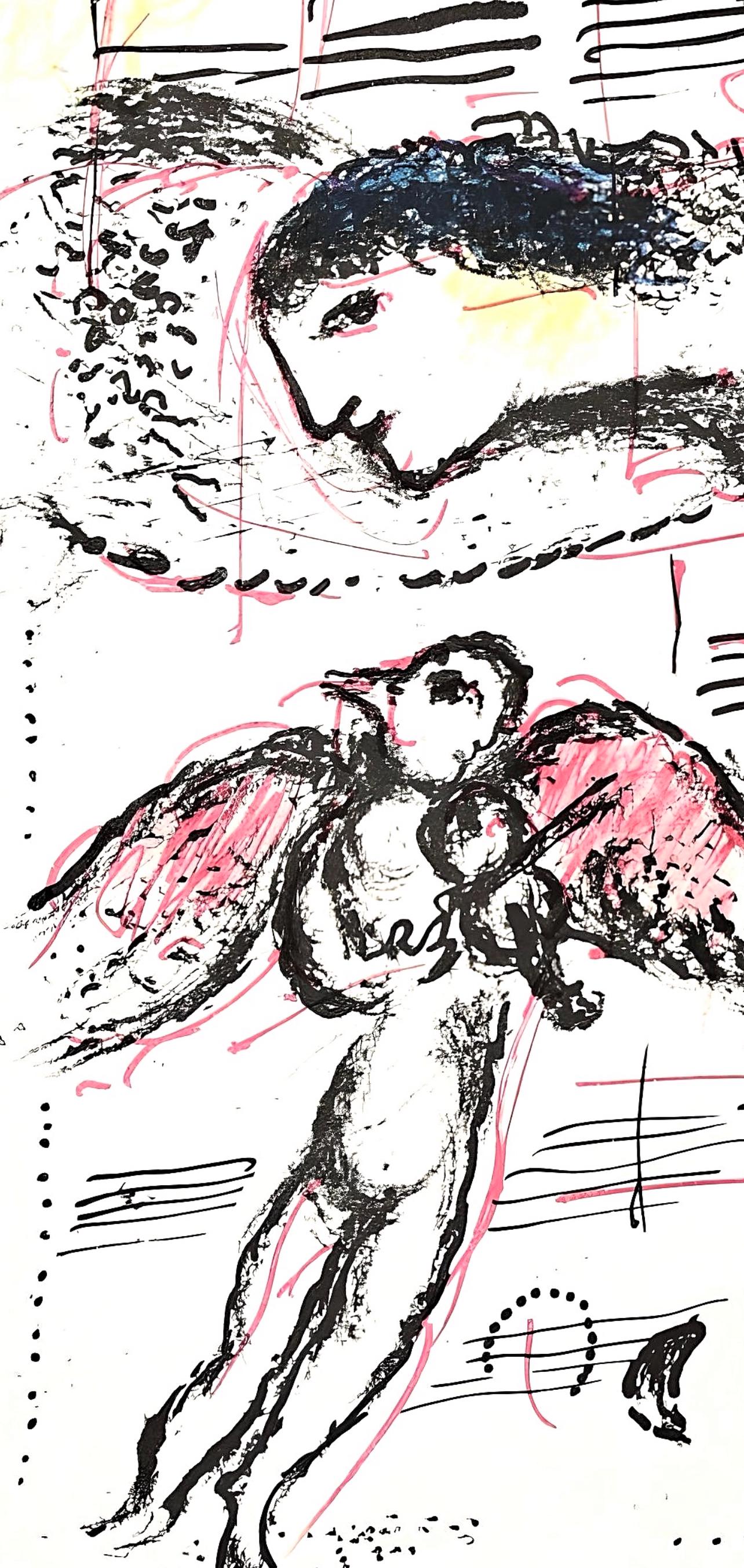Marc Chagall, Composition (Mourlot 668-677), La Ferie Et Le Royaume, Lithograph