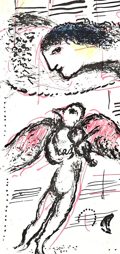 Marc Chagall, Composition (Mourlot 668-677), La Ferie Et Le Royaume, Lithograph