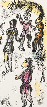 Marc Chagall, Composition (Mourlot 668-677), La Ferie Et Le Royaume, Lithograph