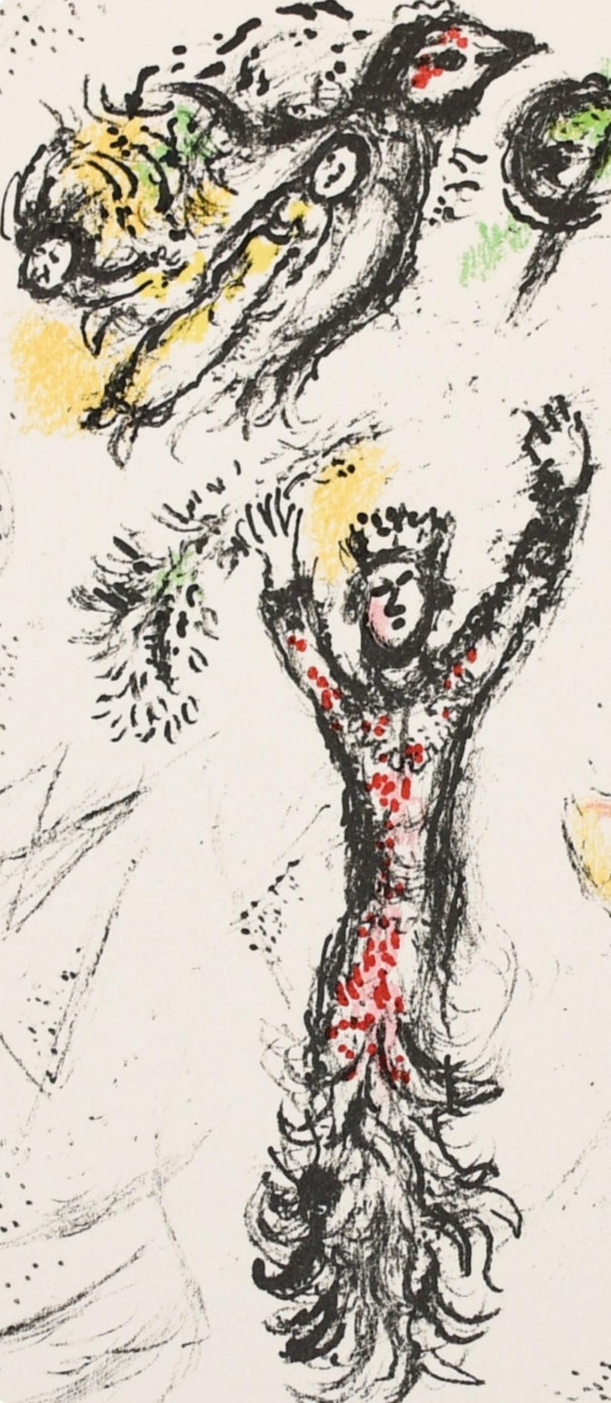 Marc Chagall, Composition (Mourlot 668-677), La Ferie Et Le Royaume, Lithograph