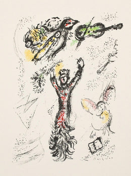 Marc Chagall, Composition (Mourlot 668-677), La Ferie Et Le Royaume, Lithograph