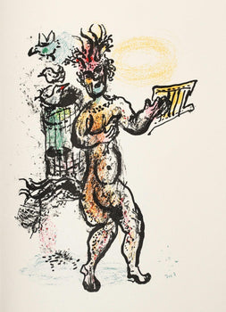 Marc Chagall, Composition (Mourlot 668-677), La Ferie Et Le Royaume, Lithograph