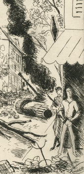 Andr Dignimont, Composition, Jours De Gloire, Histoire De La Libration De Paris, Etching