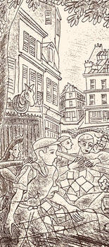 Louis Touchagues, Composition, Jours De Gloire, Histoire De La Libration De Paris, Etching