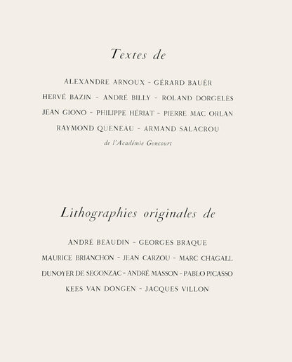 Andr Beaudin, Composition En Vert, Regards Sur Paris, Lithograph