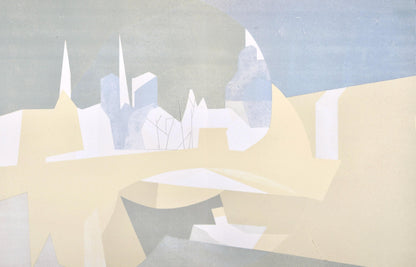 Andr Beaudin, Ville Et Paquebot, Regards Sur Paris, Lithograph