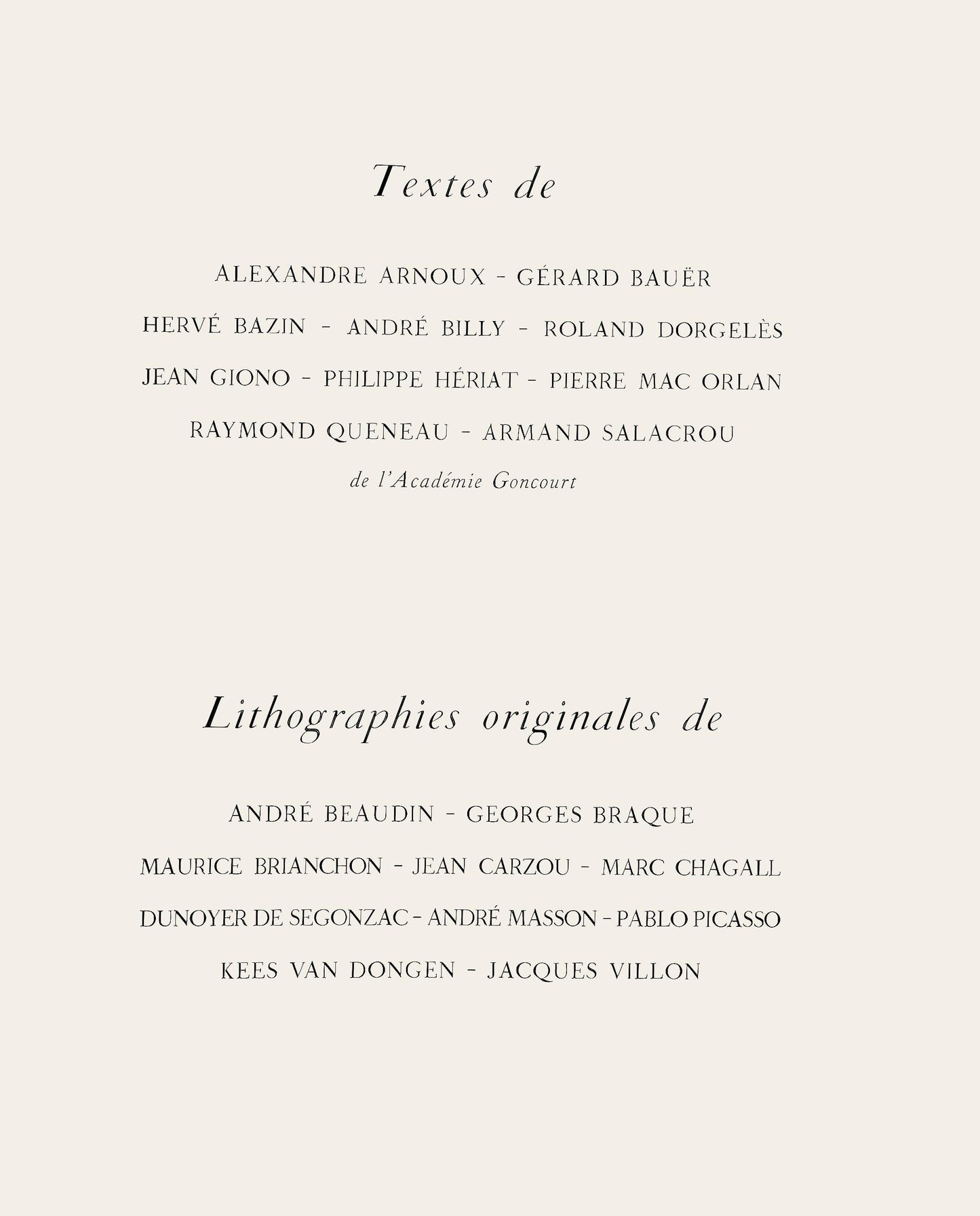 Jacques Villon, Le Mange, Regards Sur Paris, Lithograph