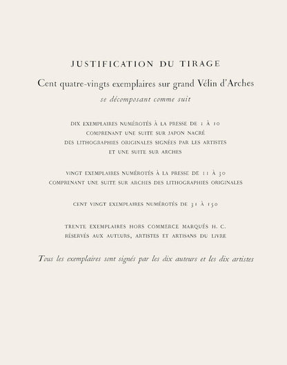 Jacques Villon, Le Mange, Regards Sur Paris, Lithograph