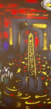 Andr Masson, Place De La Concorde Et L'Arc De Triomphe, Regards Sur Paris, Lithograph