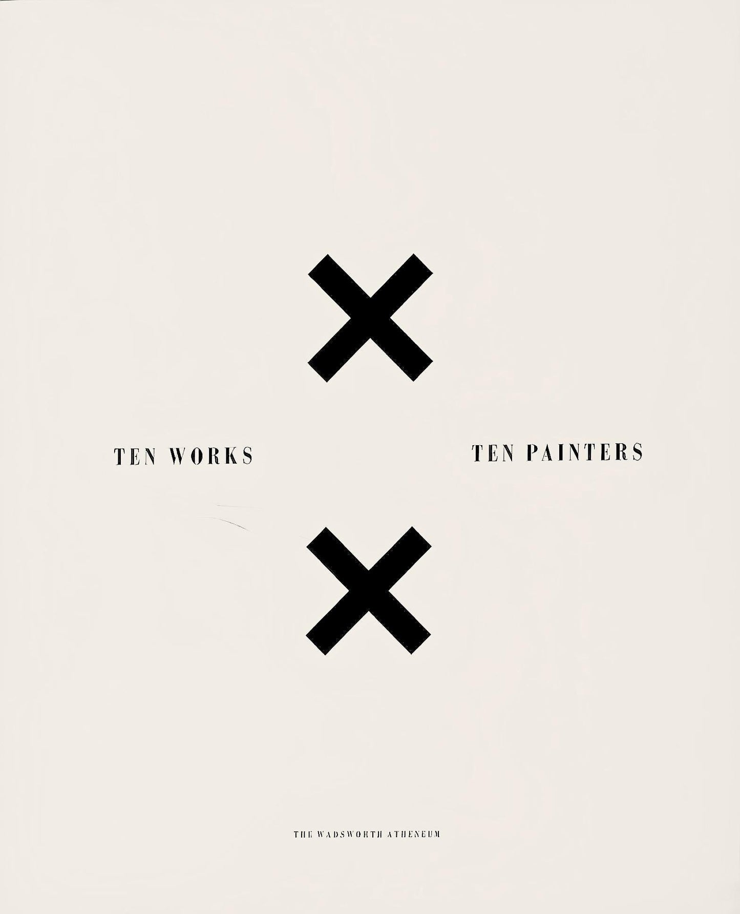 Ad Reinhardt, Composition, X + X, Ten Works By Ten Painters, Silkscreen
