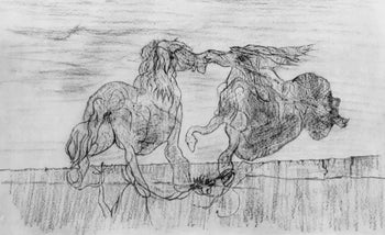 Max Ernst, Composition (Spies/Leppien 222), Histoire Naturelle, Lithograph