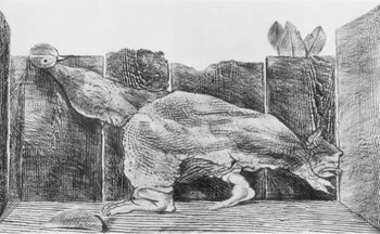 Max Ernst, Composition (Spies/Leppien 222), Histoire Naturelle, Lithograph