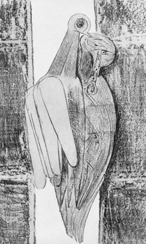 Max Ernst, Composition (Spies/Leppien 222), Histoire Naturelle, Lithograph