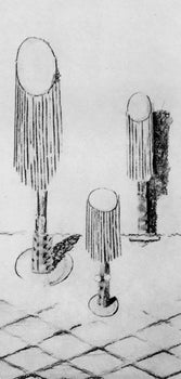 Max Ernst, Composition (Spies/Leppien 222), Histoire Naturelle, Lithograph