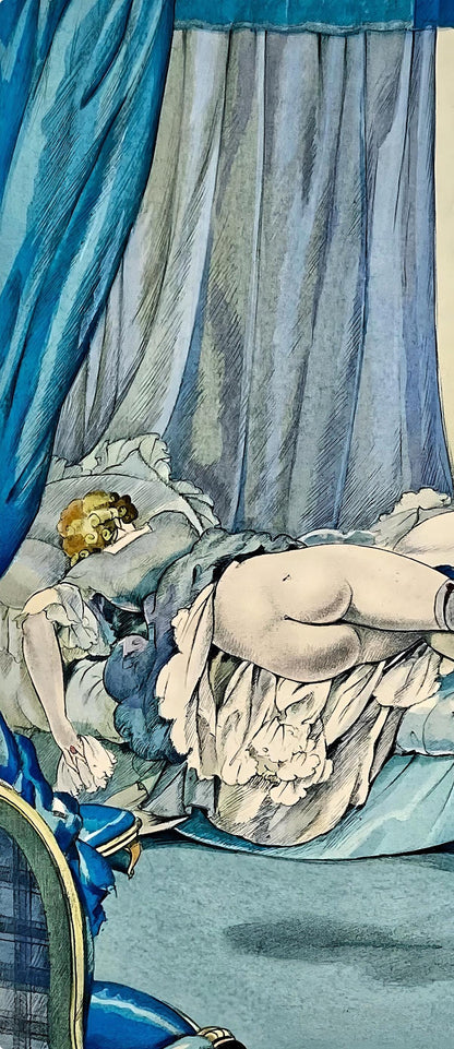 Umberto Brunelleschi, Composition, La Leon D'Amour Dans Un Parc, Lithograph