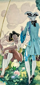 Umberto Brunelleschi, Composition, La Leon D'Amour Dans Un Parc, Lithograph