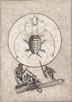 Max Ernst, Composition (Spies/Leppien 218), La Ballade Du Soldat, Lithograph