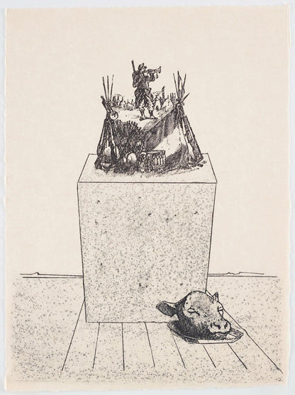 Max Ernst, Composition (Spies/Leppien 218), La Ballade Du Soldat, Lithograph
