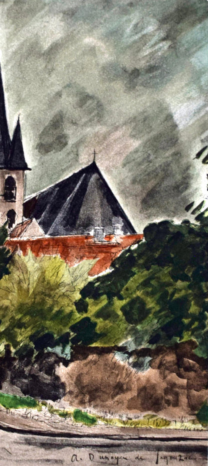 Andr Dunoyer De Segonzac, Composition, Les Peintres Mes Amis, Lithograph