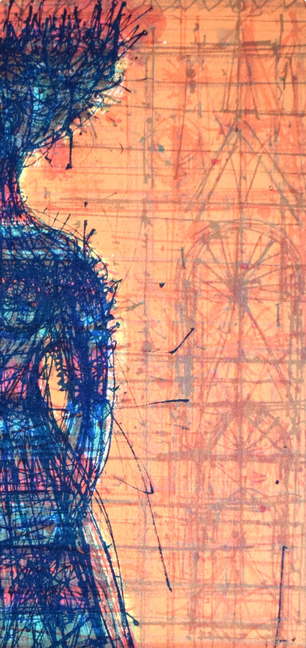 Jean Carzou, Composition, Les Peintres Mes Amis, Lithograph