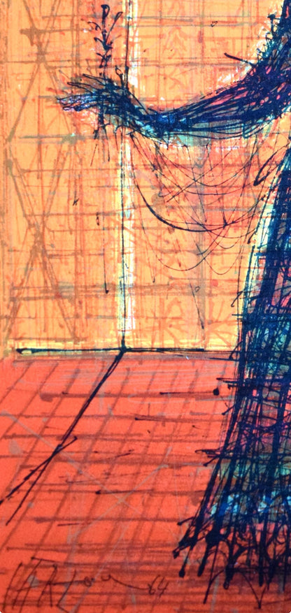 Jean Carzou, Composition, Les Peintres Mes Amis, Lithograph