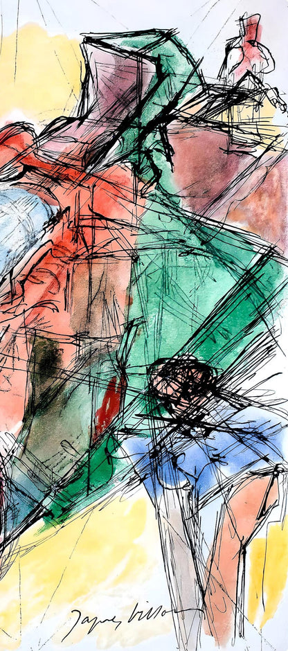 Jacques Villon, Composition, Les Peintres Mes Amis, Etching
