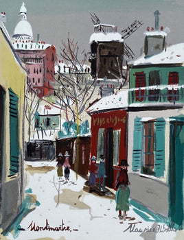 Maurice Utrillo, Composition, Les Peintres Mes Amis, Woodcut