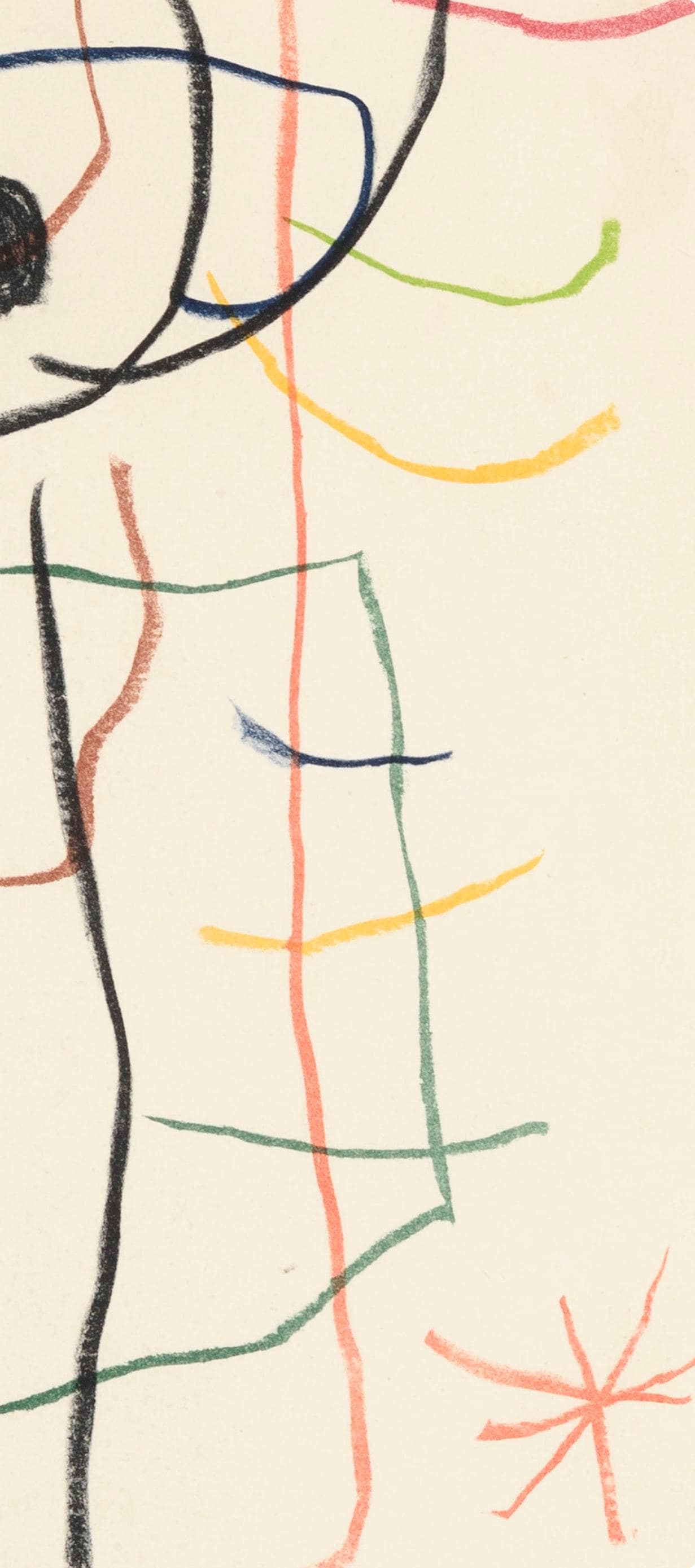 Joan Mir, Composition, Les Peintres Mes Amis, Lithograph