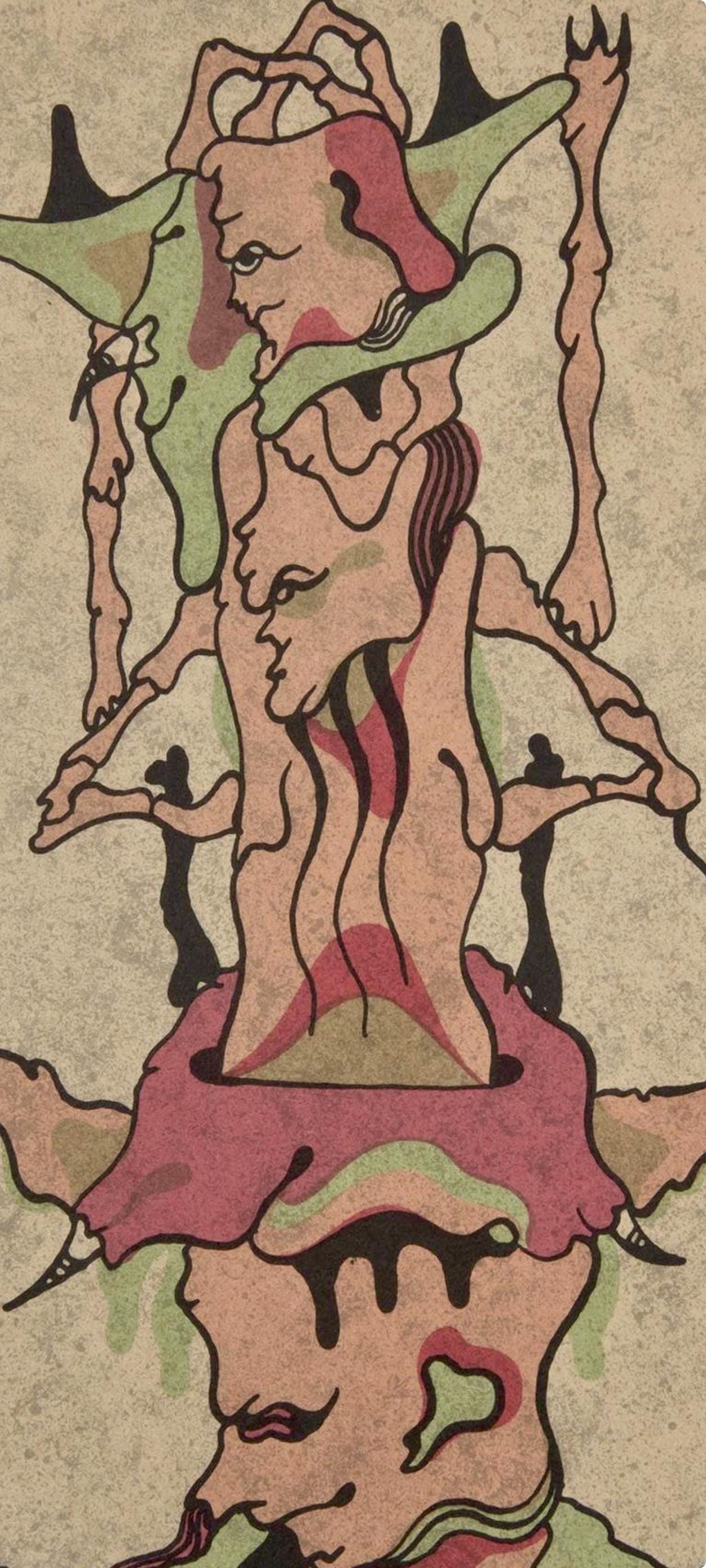 Jorge Camacho, Composition, Ediciones Polgrafa, Redfern Gallery, Lithograph