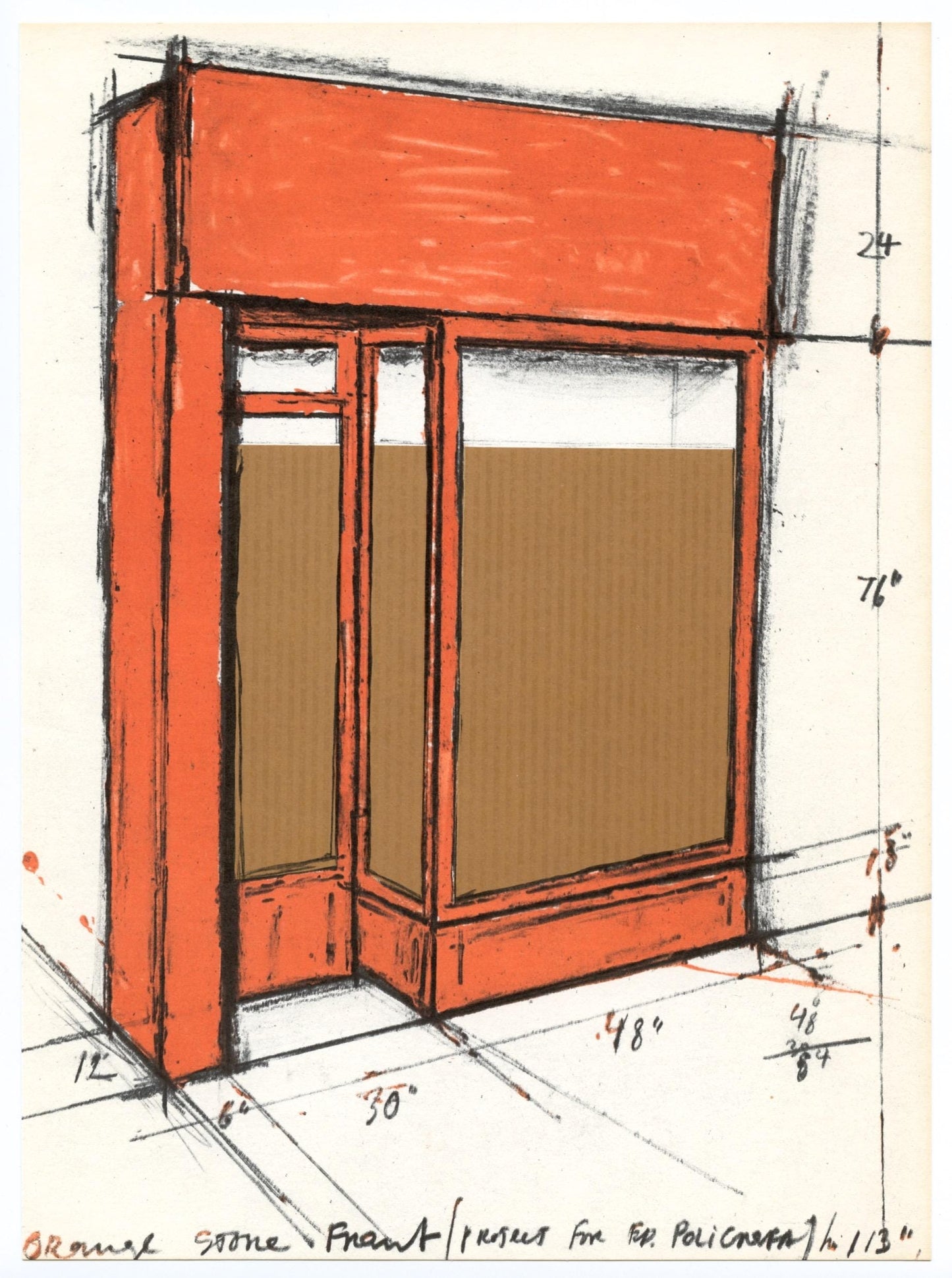 Christo And Jeanne-Claude, Composition, Ediciones Polgrafa, Redfern Gallery, Lithograph