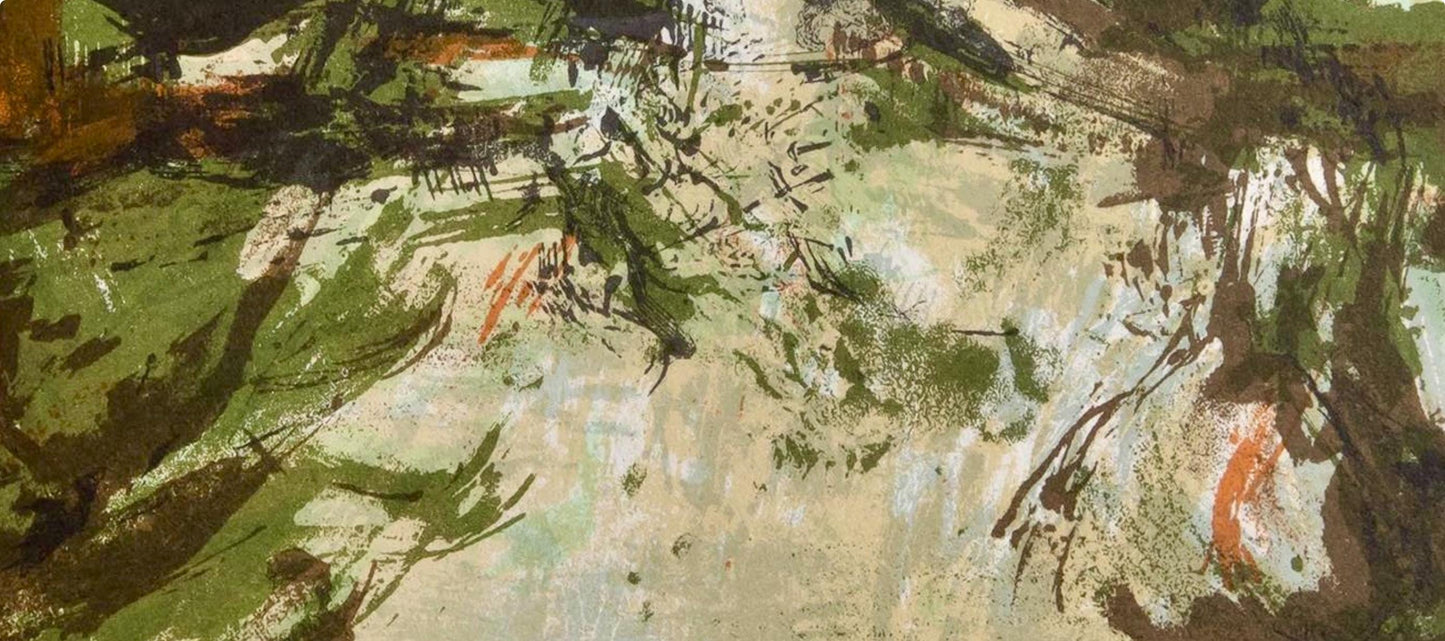 Zao Wou-Ki ???, Composition, Ediciones Polgrafa, Redfern Gallery, Lithograph