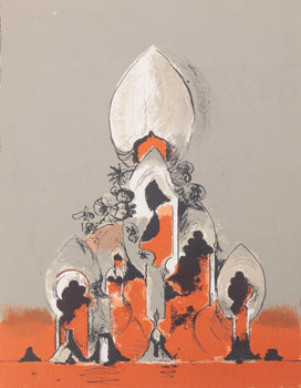 Graham Sutherland, Composition, San Lazzaro Et Ses Amis, Xxe Sicle, Lithograph