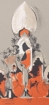 Graham Sutherland, Composition, San Lazzaro Et Ses Amis, Xxe Sicle, Lithograph