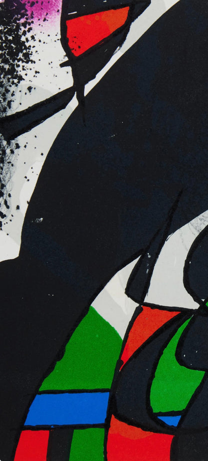 Joan Mir, Composition (Cramer 1080), San Lazzaro Et Ses Amis, Xxe Sicle, Lithograph
